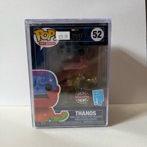 Funko Art Series Thanos with Red and Blue Design